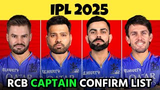 IPL 2025  KAUN HOGA RCB KA NEW CAPTAIN  😯  MITCHELL MARSH  MARKRAM  VIRAT KOHLI [upl. by Nerat]