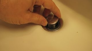 How to Clean Out a Sink Popup Drain Stopper [upl. by Salocin624]