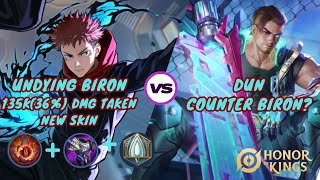 HONOR OF KINGS MVP FULL TANK BIRON VS DUN UNDYING ITEMS COMBO BIRON BUILD amp GUIDE honorofkings [upl. by Alexio]