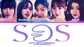 FIFTY FIFTY 피프티피프티 ‘SOS’ Color Coded Lyrics [upl. by Airegin134]