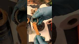 Part 2 Repacking trailer bearings with new grease for safety at highway speeds fishing hunting [upl. by Nilrev]