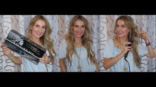 Imetec Bellissima Professional Hair Curling Iron Review amp Tutorial [upl. by Toma]