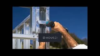 HOUSEI  Light Steel Framing Construction Process [upl. by Anaitak]