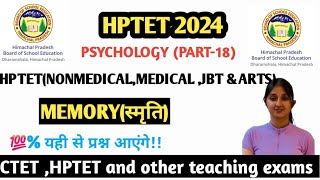 HPTET NOV PSYCHOLOGY CLASS》Personality in bed hptet PSYCHOLOGY PREPARATION 2024ctetviral cdp [upl. by Featherstone130]