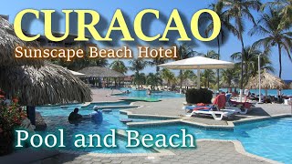 Curacao  Hotel Sunscape  Beach and Pool area [upl. by Fini]