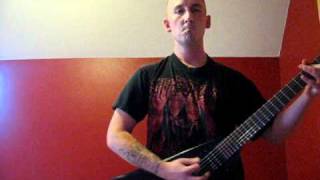 AT THE GATES  Slaughter of the Soul guitar  vox on Jackson PS37 [upl. by Traggat667]