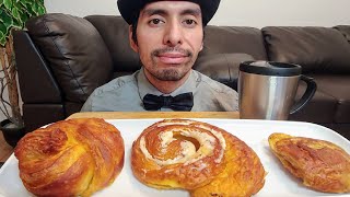 MAPLE ALMOND CHOCOLATE AND LEMON PASTRIES DESSERT MUKBANG EATING SHOW [upl. by Avilla]