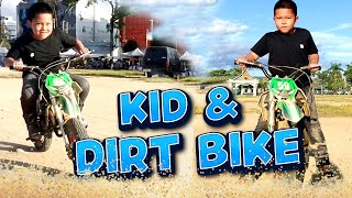 The kid get a new KTM 50 Mini dirt bike [upl. by Rustie]