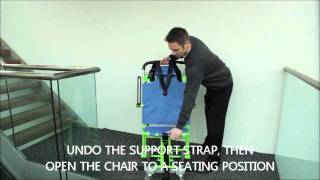 Evacuation Chair Instructional English Subtitles [upl. by Ahsima177]