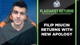 NEWS Confirmed Plagiarist Filip Miucin returns with an apology video [upl. by Nytsud130]