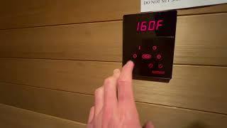 The Best Digital Wall Control For Your Sauna Harvia [upl. by Ardnahs]