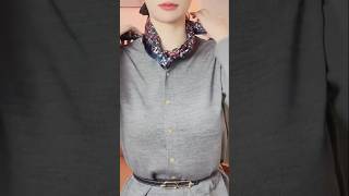 Trendy scarf style 🧣 shorts ytshorts trending style scarf fashionstyle viralvideo [upl. by Reerg]