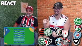 FLAMENGO X PALMEIRAS JOGÃO  SP DEU SORTE REACT SORTEIO OITAVAS DE FINAL COPA DO BRASIL [upl. by Lednahs]