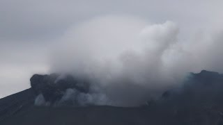 Powerful Shockwave during Explosive Eruption of Sakurajima Volcano Japan [upl. by Pretrice97]