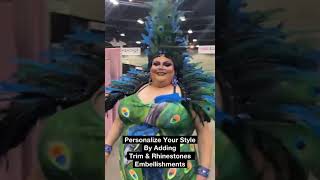 Make it EXTRAORDINARY DIY Peacock Headpiece for Carnival Burlesque Drag or Halloween [upl. by Imogen509]