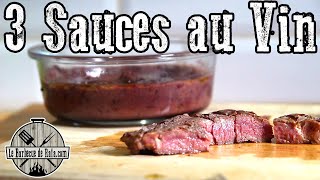 3 Incroyables Sauces au Vin pour vos grillades  🍷🍷 [upl. by Ytsirhk324]