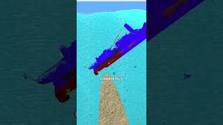 The RMS Lusitania Vs A Tsunami Vs A HUGE Underwater Spike Floating Sandbox [upl. by Idleman]