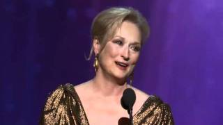 Meryl Streep Wins Best Actress  84th Oscars 2012 [upl. by Tezile]