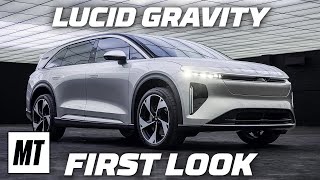 Lucid Gravity  Luxurious Electric SUV for under 80000  First Look [upl. by Flanna]