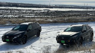 Subaru Outback Wilderness And Subaru Crosstrek Wilderness Go Offroad [upl. by Ammann]