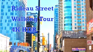 Ottawa Canada🇨🇦 Rideau Street Walking Tour [upl. by Zoubek]