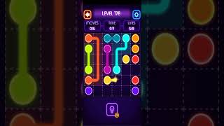 Super Lines Glow Level 178  Draw Lines Game foryou androidgames braintest offlinegames shorts [upl. by Nalhsa545]