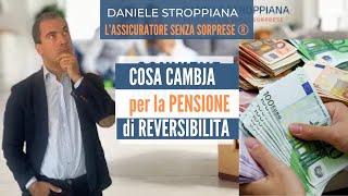 Come cambia la pensione di reversibilità nel 2024 Cosa cambia per i superstiti [upl. by Barde248]