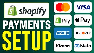 How To Setup Shopify Payments 2024 Shopify For Beginners [upl. by Arrait]