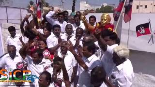 Deepa Peravai and OPS Team Floral tributes paid to Jayalalithaa [upl. by Koffman]