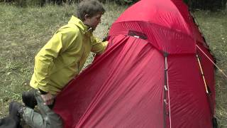 Hilleberg Jannu  Pitching instruction [upl. by Atinuaj]