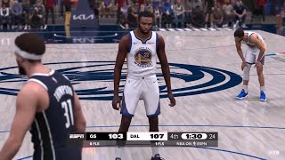 NBA 2K25 Ultra Modded Pre Season  WARRIORS vs MAVERICKS FULL GAME HIGHLIGHTS [upl. by Anat]