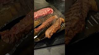 PAN FRYING JUICY BEEF STEAK GandaampMom food steak beef [upl. by Llyrehc618]