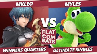 Flat Combats 10 Winners Quarters  MkLeo Byleth Vs Myles Yoshi SSBU Smash Ultimate [upl. by Brandon]