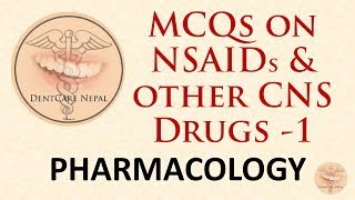 MCQs on NSAIDs and other CNS Drugs Part 1  Pharmacology MCQs [upl. by Butler]