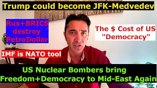 Trump could become JFK US brings FreedomDemocracy to MidEast again US Democracys cost [upl. by Voleta]