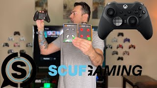 Microsoft Elite Series 2 Scuf quotUpgradesquot Paddle amp Thumbsticks Review [upl. by Anuska]