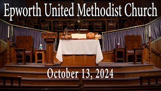 Epworth UMC online service for October 13 2024 [upl. by Tomlin501]