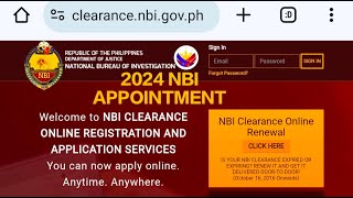 PAANO KUMUHA NG NBI CLEARANCE ONLINE AT MAGBAYAD GAMIT GCASH  2024 NBI ONLINE REGISTRATION PROCESS [upl. by Thanh]