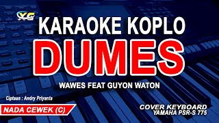 Dumes Karaoke Nada Wanita  Koplo WAWES Feat GUYON WATON [upl. by Juieta]