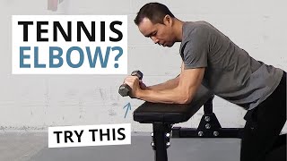 How to Treat Tennis Elbow with 3 Effective Exercises [upl. by Clay]