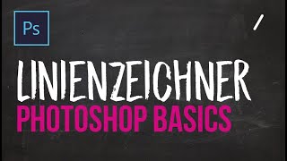 PRO Tutorial  Photoshop Grundlagen lernen 41  Linien Werkzeug [upl. by Roosnam487]