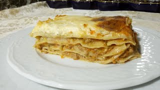 Lasagne facile aux légumes et viande hachée  طريقة مميزة لعمل لازانيا بالكفتة والخضر [upl. by Ahseken]