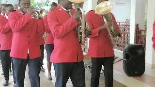 EASTER SUNDAYMOMBASA CENTRAL CITADEL BAND YESU ALIYESULIBIWA BRASS COVER [upl. by Ladnek]