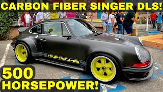 3 MILLION SINGER PORSCHE DLS 500 HORSEPOWER EXPOSED CARBON FIBER Porsche 911 Reimagined by SINGER [upl. by Yup332]