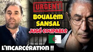 🔴 URGENT  Boualem SANSAL INCULPÉ et INCARCÉRÉ en Algérie  france algerie boualemsansal [upl. by Carmina]