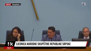 Sjednica Narodne skupštine Republike Srpske 04112024  NASTAVAK [upl. by Surtemed]