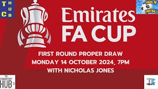 FA Cup Live 1st Round Draw Alternative Coverage [upl. by Wynne745]