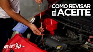 Aprende a revisar el aceite del motor de tu carro ABordoTips [upl. by Bergeman901]