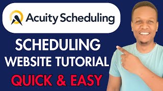 HOW TO MAKE ACUITY SCHEDULING WEBSITE BEGINNERS GUIDE [upl. by Ninos]