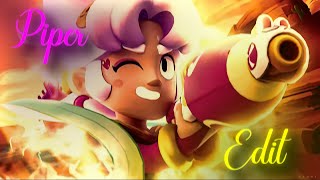 Brawl Stars Piper 4K EDİT [upl. by Ellenhoj]